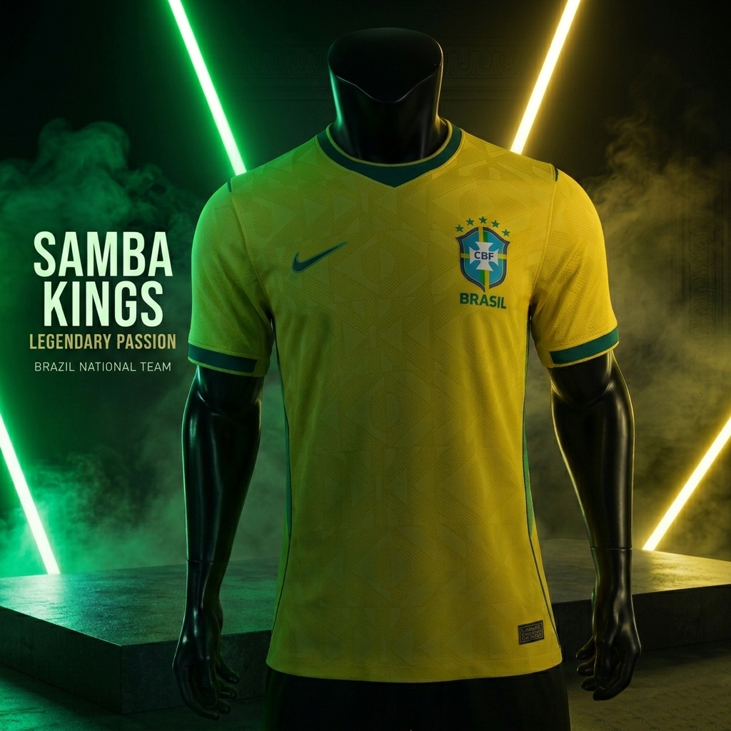 Brazil Original Copy Jersey catalog image for football fans in Bangladesh by LUMES BD